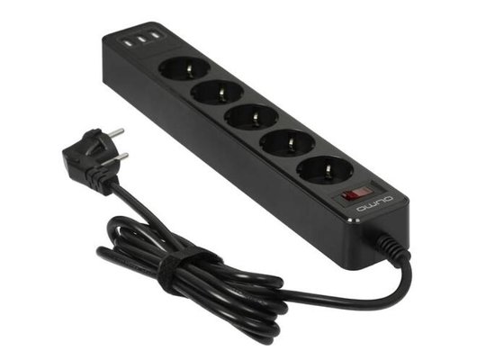 Сетевой фильтр с USB Qumo Power Bar 5SP4U (P-0005)